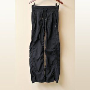 Lululemon Black Dance Studio Pants Unlined 32" - Size 27